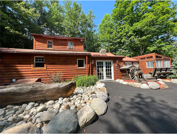 Mountainside Log Home