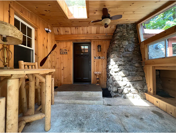 Mountainside Log Home