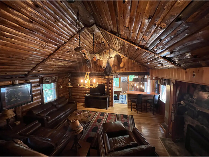 Mountainside Log Home