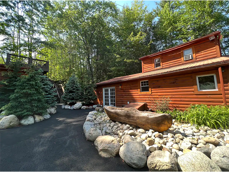 Mountainside Log Home