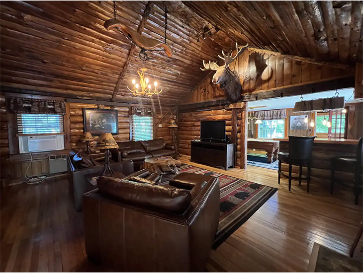 Mountainside Log Home