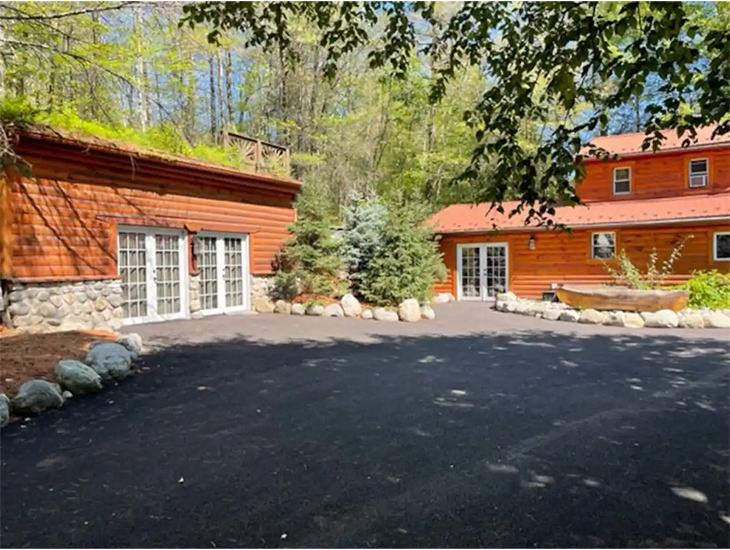 Mountainside Log Home