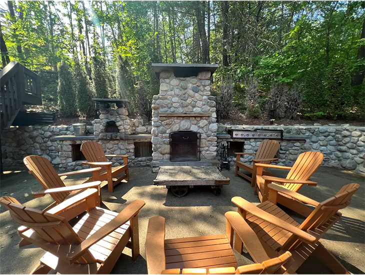 Mountainside Log Home